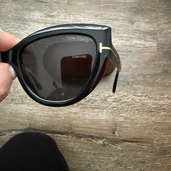 Tom Ford Dark Cat-Eye Sunglasses - Picture 3 of 5